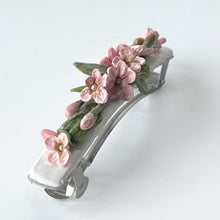 Load image into Gallery viewer, NEW! Luxe Pink Lavender Floral Barrette
