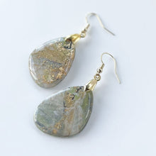 Load image into Gallery viewer, NEW! Faux Jasper Drop Earrings
