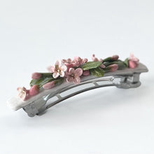 Load image into Gallery viewer, NEW! Luxe Pink Lavender Floral Barrette
