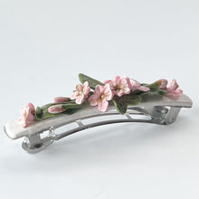 Load image into Gallery viewer, NEW! Luxe Pink Lavender Floral Barrette
