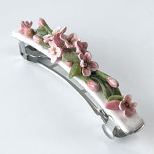 Load image into Gallery viewer, NEW! Luxe Pink Lavender Floral Barrette
