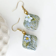 Load image into Gallery viewer, NEW! Blue Haven Floral Earrings
