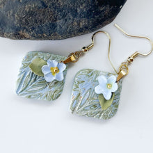 Load image into Gallery viewer, NEW! Blue Haven Floral Earrings
