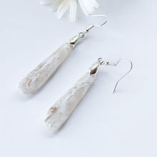 Load image into Gallery viewer, NEW! Faux White Quartz Drop Earrings
