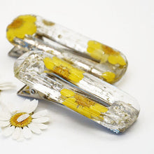 Load image into Gallery viewer, New! Yellow Daisy Hair Clips
